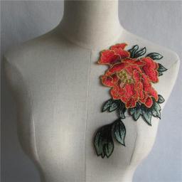 Aplique de bordado de renda 3d, acessório de decoração para artesanato faça você mesmo e costura de tecido, colarinho - Image 3