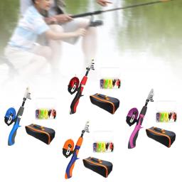 Pesca Rod e Reel Combo com carretel de pesca para crianças, viajando pólo para meninos e meninas, crianças e jovens - Image 3