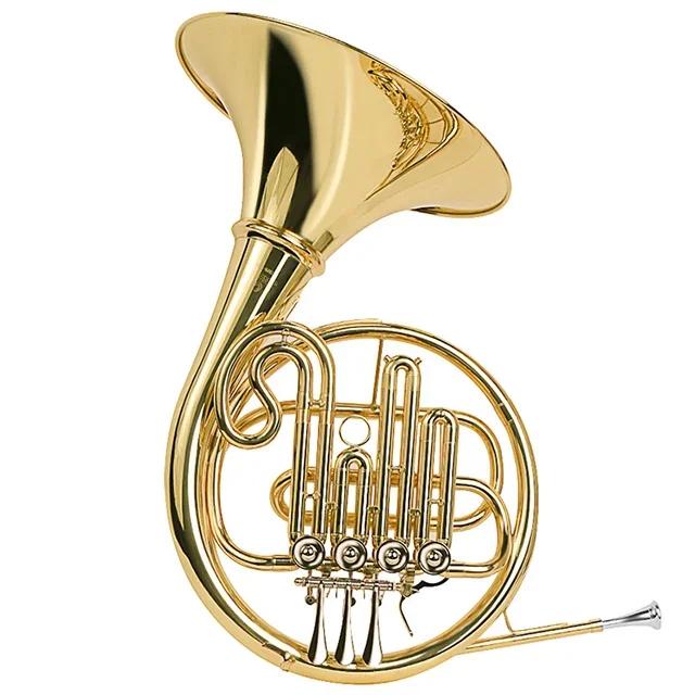 Corno-m JinBao JBFH-700: Buzina Francesa de Latão Bb com Chave Única e Sonoridade Inigualável