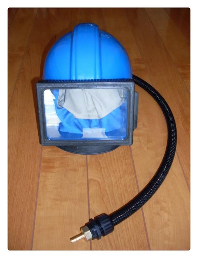 Capa de Jateamento com Mangueira de Respiração e Capacete de Areia em ABS para Proteção Profissional