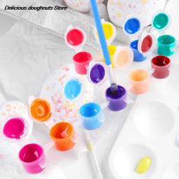 Tinta acrílica de aquarela pintada à mão, pigmentos de pintura infantil, conjunto de pigmentos grafite DIY, 1 conjunto, 3ml - Image 4