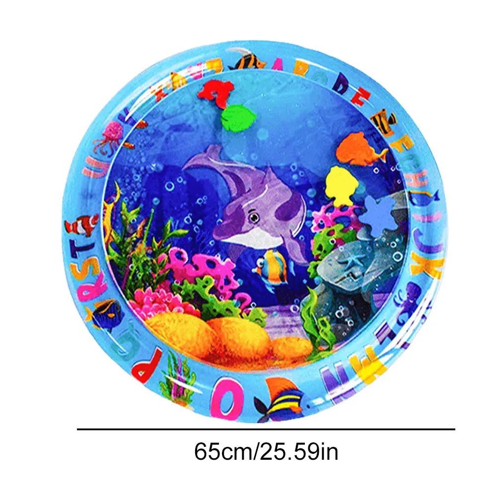 Tapete de água inflável para Pet, Play Mat, Playmats, PVC, Ocean Fish, Tema Rastejando, Brinquedo Sensorial, Brinquedo Interativo para Gato e Cachorro - Image 1
