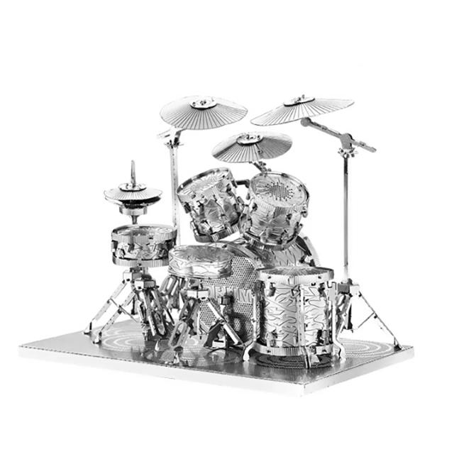 Modelos de Quebra-Cabeça 3D em Metal para Crianças - Kits de Montagem de Instrumentos Musicais a Laser