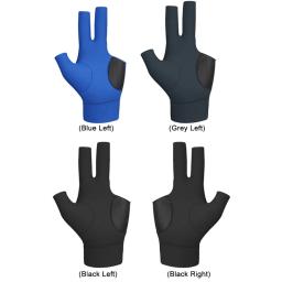 Luvas de bilhar com adesivos, antiderrapante, mão esquerda e direita, snooker de três dedos, novo, 1 a 8 peças - Image 3