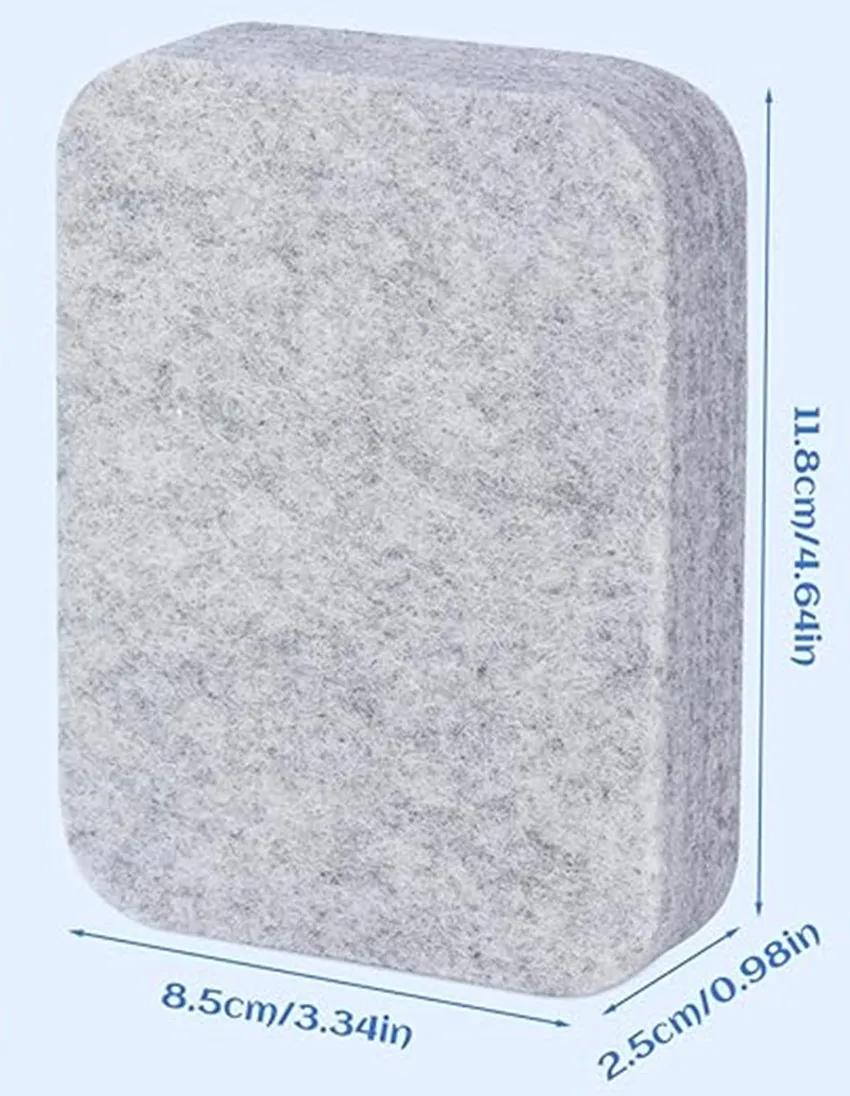 IMZAY Conjunto de tapete de lã de feltragem natural ou agulha com almofada de feltragem, pinos retos, berço de dedo para fazer artesanato de feltragem, 1 peça - Image 1