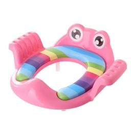 Bebê criança potty toalete trainer assento passo fezes escada cadeira de treinamento ajustável confortável dos desenhos animados bonito assento toalete para childr - Image 6
