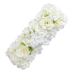 Flores de seda artificiais para decoração, arco do casamento, arranjo floral, flor simulada, decoração de parede DIY, fileira - Image 1