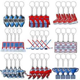 Hockey Keychain para crianças, Ice Fan Presentes, Sports Party Decoration Acessórios, 5pcs - Image 1