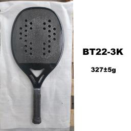 3k preto raquete de tênis de praia fibra de carbono profissional raquete de tênis de praia eva espuma esportes ao ar livre raquete 2 50% de desconto - Image 6