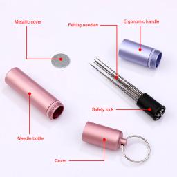 MIUSIE-DIY Kit De Feltro De Lã Para Feltragem, Fibra Roving, Molde De Feltro, Artesanato Artesanal, Agulhas Para Feltragem, Artesanato - Image 5