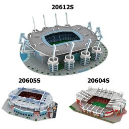 Campo De Futebol Em miniatura 3D DIY Puzzle, Estádios Mundialmente Famosos Modelos, Jogo De Futebol, Brinquedos Periféricos, Fãs Presentes De Aniversário, DDJ - Image 4