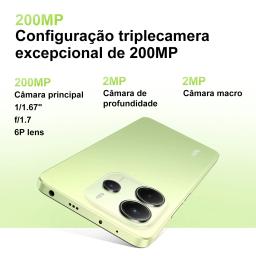 Versão global redmi note 14s mediatek helio g99 ultra 200mp pro grau al sistema de câmera 6.67 "amoled 120hz display 5000mah - Image 4