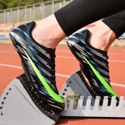 Sapatos esportivos antiderrapantes para homens, tênis profissionais, picos de atletismo, calçado de corrida, tracky profissional, novo - Image 4