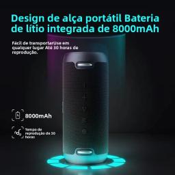 Mifa A90 Alto-falante Bluetooth 60W Potência de saída Alto-falante Bluetooth com amplificador Classe D Excelente desempenho de graves Alto-falante de acampamento - Image 4