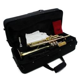 Bb Trumpet Brass Instrument, Trompete Padrão Conjunto com Caixa para Iniciantes, Instrumentos Musicais de Qualidade Profissional - Image 1