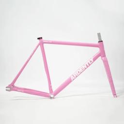 Ardently lite frameset 700c alumínio engrenagem fixa quadro & garfo pista fixie bicicleta 50cm 52.5cm 55cm peças de bicicleta de velocidade única - Image 6