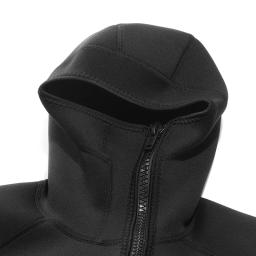 Camisola de mergulho com capuz neoprene masculina, jaqueta de manga comprida, proteção solar, antimedusas, surf, natação, traje, 1,5mm, divisão - Image 3