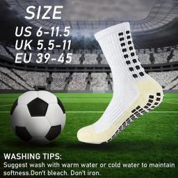 Men's respirável antiderrapante silicone fundo meias, esportes de futebol, futebol, rugby, tênis, voleibol, ioga, 6 pares - Image 6
