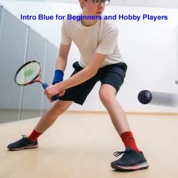 Bolas de Squash para Iniciantes e Crianças, Single Blue Dot, Borracha, Treinamento de Competição, Pacote 4 - Image 3