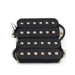 Humbucker-Alnico 5 Captador de guitarra elétrica, Captador de bobina dupla, V, Peças pretas - Image 2