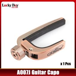Ajustável Metal Guitar Capo Clamp, rolo para guitarra elétrica acústica, ouro de cobre e bronze, Drop Shipping, A007J - Image 1