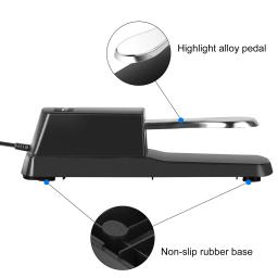 Movall-Sustain Pedal para Pianos e Teclados, MSP-01, Pedal Universal - Image 6