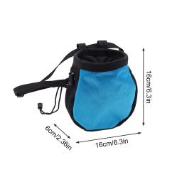 Saco de giz para escalada de rocha crossfits saco de giz saco de giz bolsa de armazenamento para escalada de rocha ginásio de levantamento de peso com cordão e - Image 5