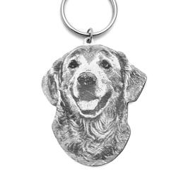 Personalizado Pet ID Tags para cão e gato, Dog Tag Collar Foto, Identificação Puppy, Chaveiro pingente, nome gravado, endereço tel - Image 6