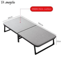 Cama dobrável estofada simples para o almoço, Hard Board Bed, Cama Dormitório Nap, Acompanhante de Reforço, Escritório e Casa - Image 6