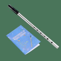 Irish Whistle C Key, 6 buracos flauta Penny Whistle, instrumento musical de sopro para estudantes, iniciantes e intermediários, estanho - Image 1