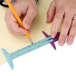 INNE Acessórios De Costura Régua De Costura Medidor De Medição Patchwork Quilting Tailor Ruler Sizer Helper Plástico Deslizante DIY Ferramenta Casa - Image 4