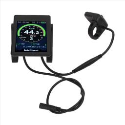 Display LCD a cores para bicicleta elétrica, Mid Drive Motor Kit, IPS, IP65 impermeável, 860C, 3.5 Polegada, série - Image 4