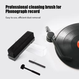 Anti-estático Velvet escova para fonógrafo, removedor de poeira para CD, vinil LP, Turntable Player acessórios, venda quente - Image 3