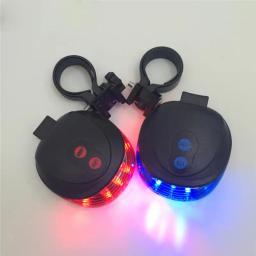 Luz led impermeável para bicicleta, luz traseira com aviso de segurança do laser, acessórios para bicicletas - Image 6