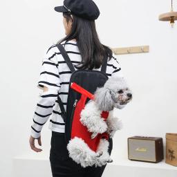 Respirável alça de ombro sacos para cão pequeno, Pet transportadora mochila, malha camuflagem, produtos de viagem ao ar livre, gatos e cães, Gatos - Image 2