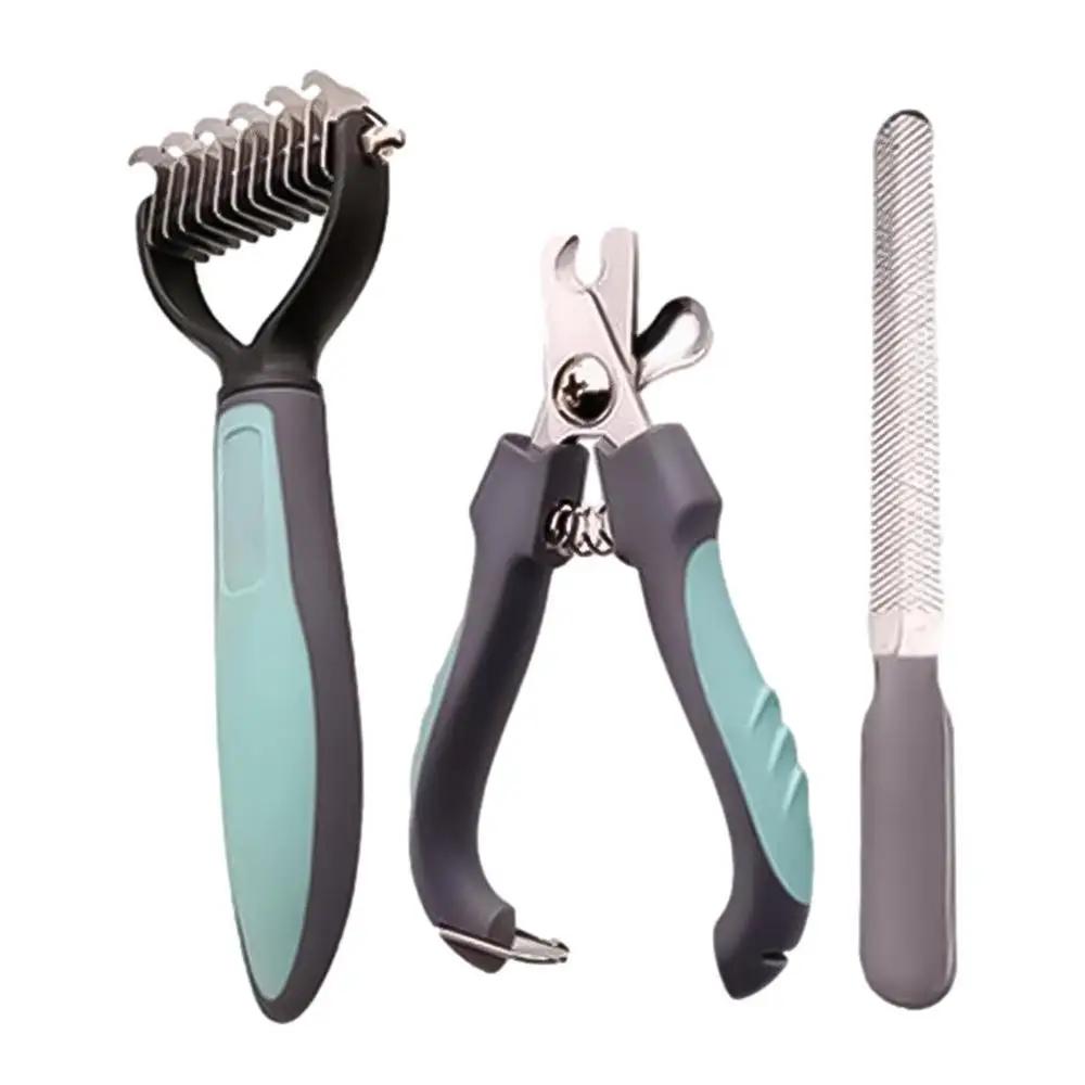 Aparadores de unhas para animais com lixa e pente, corta unhas, acessórios de higiene para cães e gatos, seguros - Image 1