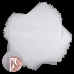 Chzimade-Tecido de colagem dupla face para costura, remendo de engomar, tecido adesivo, entrelinhamento de roupas com ligação térmica, A4, 10PCs - Image 1