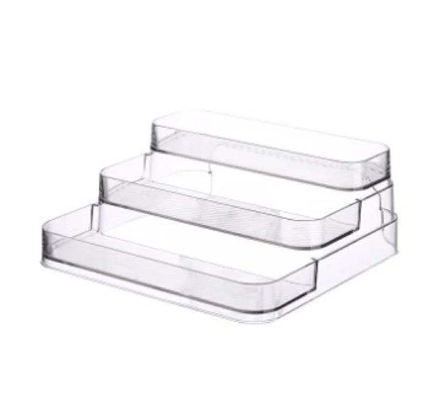 Limpar Organizador Multi-Funcional com Divisórias, Banheiro Bancada Rack, Cozinha Snack Titular De Armazenamento, 2 Camadas - Image 1
