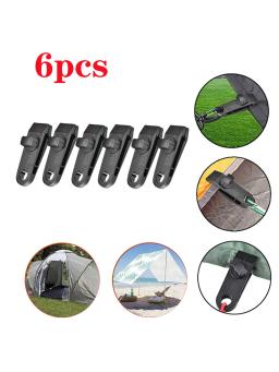 Clipe de barraca fixa à prova de vento para acampamento ao ar livre, clipe de nylon multifuncional, pano oleado, tubarão, gancho de barraca, dossel - Image 6