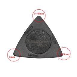 Palheta de guitarra anti-derrapante, palheta de plástico em aço para guitarra elétrica acústica, baixo e folk, com 10 peças - Image 1