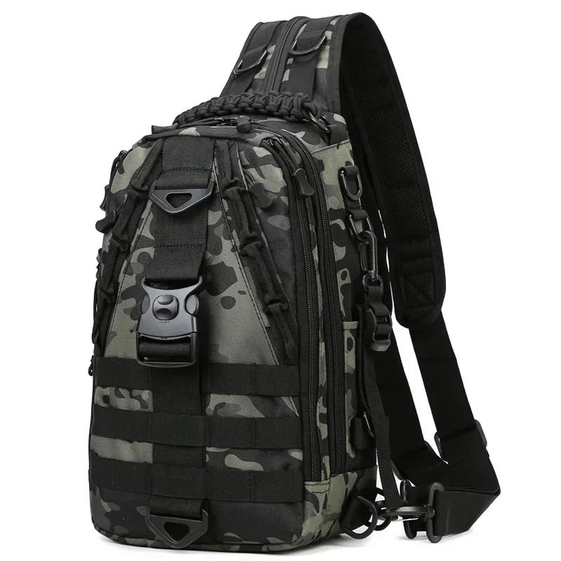 Mochila de pesca impermeável para homens, mochila multifuncional, bolsa de ombro de escalada, mochila tática ao ar livre, conveniente - Image 1