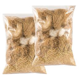 Material do ninho misto macio e flexível, Acessórios para pássaros e animais selvagens, Colibri, Novo material prático - Image 1