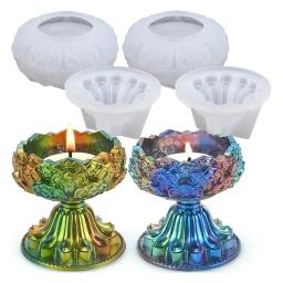 Moldes elegantes de silicone para castiçal DIY - artesanato personalizado, decoração durável para casamentos, festas - Image 1