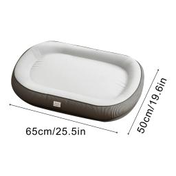 Tapete de cama macio espessado para cães, almofada calmante, almofada de pista, médio e grande, pet Sleep Supplies - Image 5