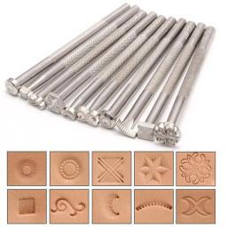 Selos De Cerâmica Para Gravação, Ferramentas De Couro, Aço Inoxidável, Perfurador De Flores, Carimbo Manual De Cerâmica DIY, Conjunto De Moldes De Impressão - Image 1