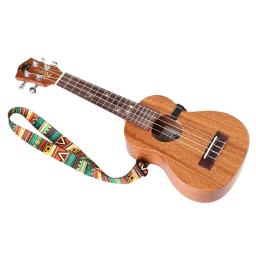 Ajustável poliéster guitarra cinta, estilo étnico, Ukulele Acessório - Image 5