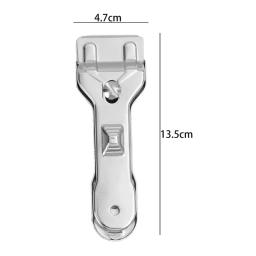 Raspador De Lâmina De Lâmina De Aço Inoxidável, Ferramenta De Raspagem De Pintura Com 5 Lâminas, Espátula De Fogão Retrátil, Ferramentas De Limpeza De Indução De Cerâmica - Image 6
