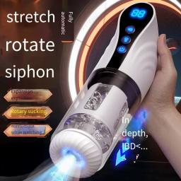 Cinto Masturbador Elétrico para Homens, Boneca Masturbação Masculina, Sexual para Homens, Gueixa, Vagina Eletrônica, Copa de Carne, Pusssy Toy, Casal - Image 6