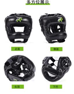 Boxe protetor completo Headguard para adultos, lutando capacete, equipamento de proteção Sanda, Muay Thai Headguard - Image 2