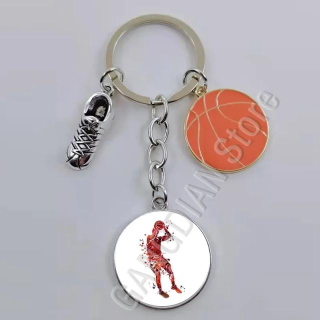 Chaveiro de Vidro em Forma de Bola de Basquete: Lembrança Perfeita para Amantes do Esporte e da Equipe